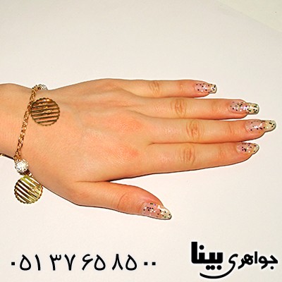 دستبند زنانه مدل دایره ای _کد:8177