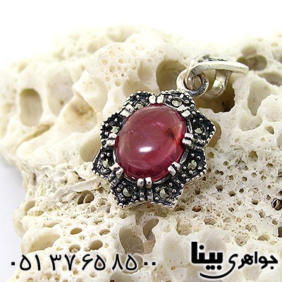 گردنبند یاقوت سرخ زنانه مارکازیت هانگ _کد:8197