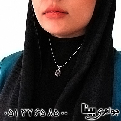 گردنبند یاقوت سرخ زنانه مارکازیت هانگ _کد:8197