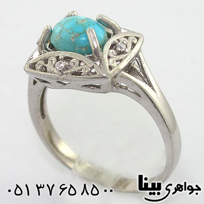 انگشتر فیروزه نیشابوری شیک _کد:8207