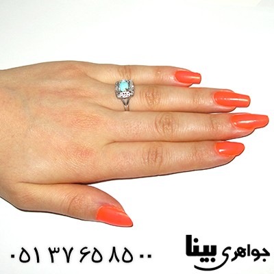 انگشتر فیروزه نیشابوری شیک _کد:8207