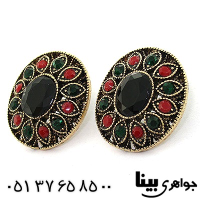 سرویس نگین مشکی عثمانی _کد:8215