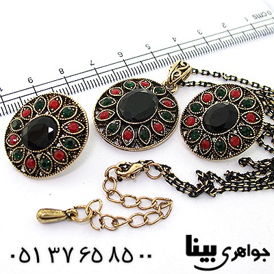 سرویس نگین مشکی عثمانی _کد:8215