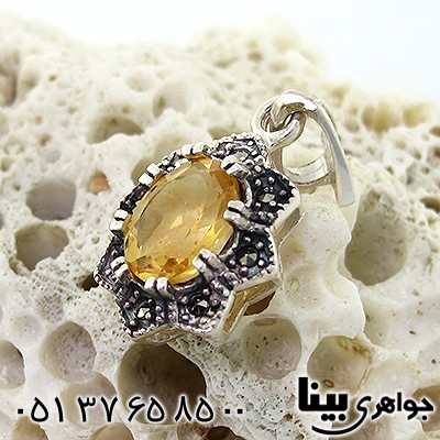 گردنبند سیترین زنانه مارکازیت هانگ _کد:8218