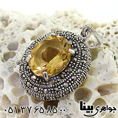 گردنبند سیترین زنانه مارکازیت هانگ _کد:8231