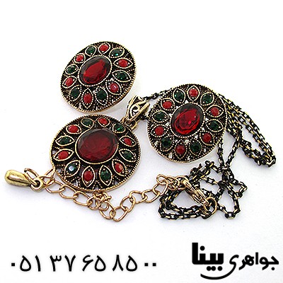 سرویس نگین قرمز عثمانی _کد:8243