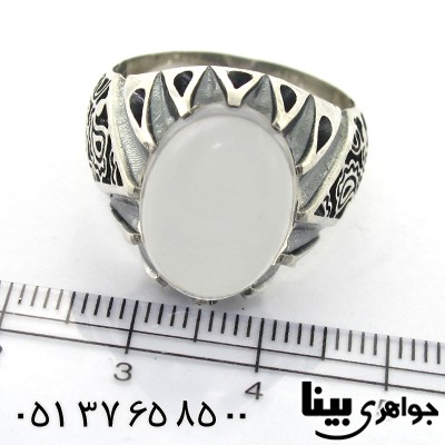 انگشتر در نجف مردانه با رکاب دور اشکی _کد:8259