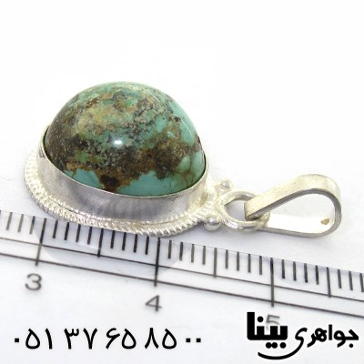 گردنبند فیروزه نیشابوری اصیل مناسب سنگ درمانی _کد:8264