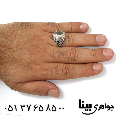 انگشتر در نجف مردانه درشت امام رضا _کد:8273