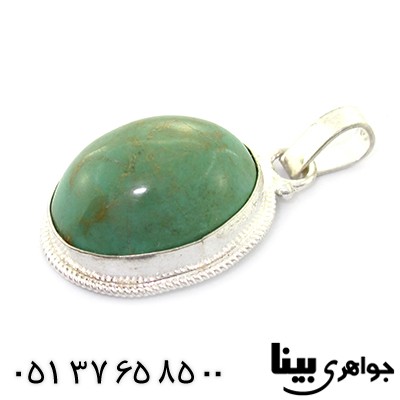 گردنبند فیروزه نیشابوری اصیل مناسب سنگ درمانی _کد:8282
