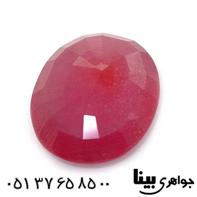 نگین انگشتر یاقوت سرخ هندی درجه یک _کد:8300