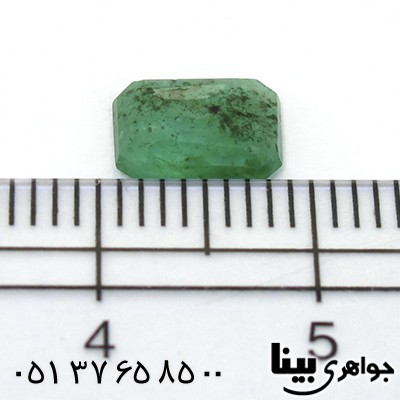 نگین انگشتر زمرد خوشرنگ مستطیلی _کد:8302