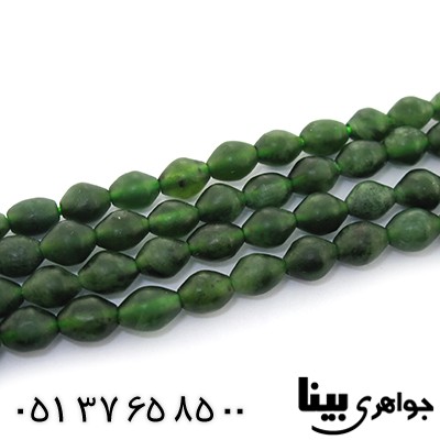 تسبیح شامقصود 101 دانه ای افغانی سبز خوشرنگ _کد:8304