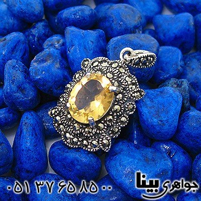 گردنبند سیترین زنانه مارکازیت هانگ _کد:8310
