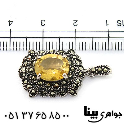 گردنبند سیترین زنانه مارکازیت هانگ _کد:8310