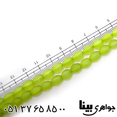 تسبیح شامقصود افغانی 101 دانه ای زیتونی روشن _کد:8314