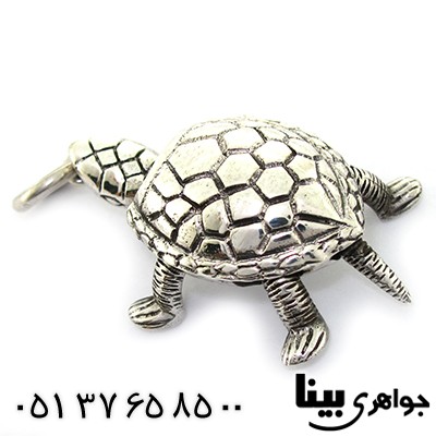 گردنبند نقره لاک پشت متحرک کلکسیونی _کد:8333