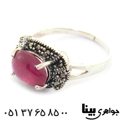انگشتر یاقوت سرخ عالی زنانه مارکازیت هانگ _کد:8343