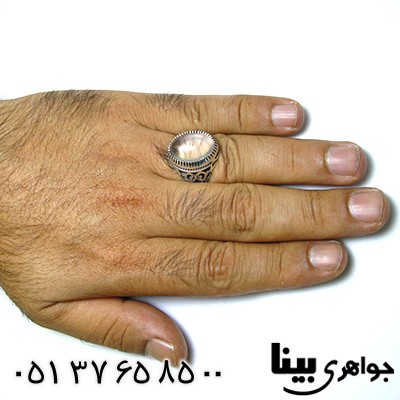 انگشتر در نجف مردانه اسلیمی درشت _کد:8367