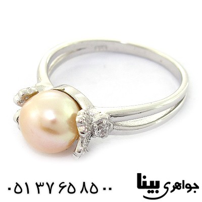 انگشتر مروارید عالی زنانه مدل ملکه _کد:8371