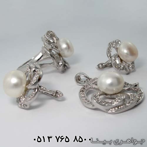 سرویس مروارید طرح گل
