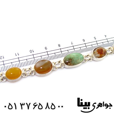 دستبند چند جواهر زنانه مدل سلجوقی _کد:8401