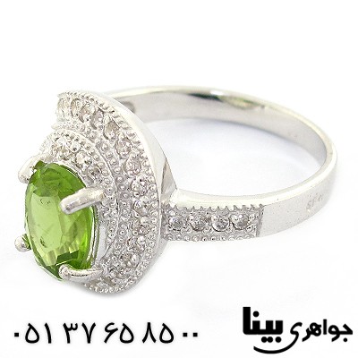 انگشتر زبرجد زنانه رادیوم لوکس _کد:8405