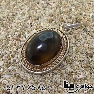 گردنبند عقیق باباقوری زنانه خوش نقش و قدیمی ساز _کد:8416