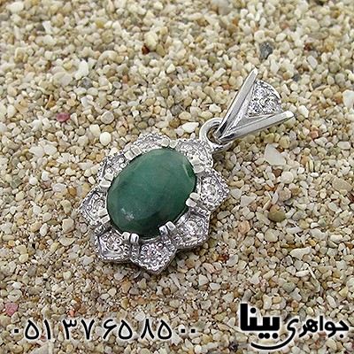 گردنبند زمرد زنانه رادیوم لوکس _کد:8417