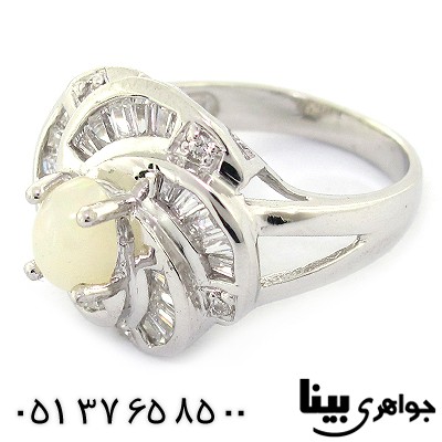 انگشتر اوپال عالی زنانه رادیوم لوکس _کد:8424