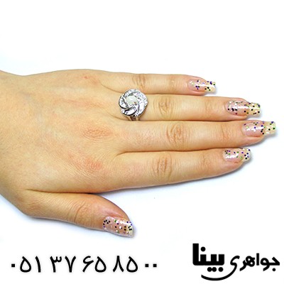 انگشتر اوپال عالی زنانه رادیوم لوکس _کد:8424