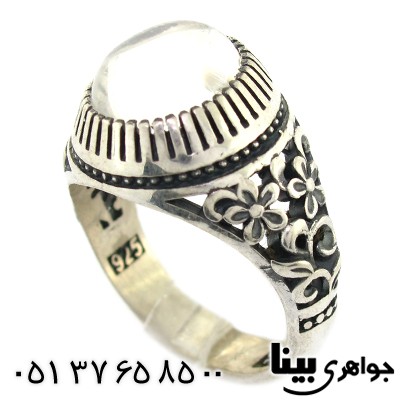 انگشتر در نجف مردانه اسلیمی مدل گلستان _کد:8433