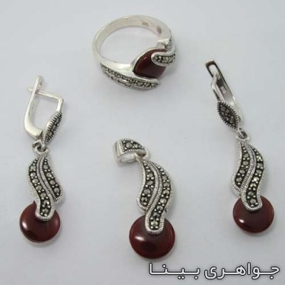 سرویس عقیق مارکازیت دایره ای