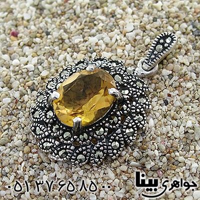 گردنبند سیترین زنانه مارکازیت هانگ _کد:8470