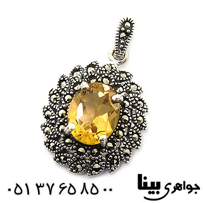 گردنبند سیترین زنانه مارکازیت هانگ _کد:8470