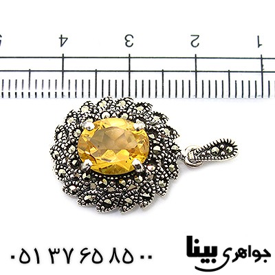 گردنبند سیترین زنانه مارکازیت هانگ _کد:8470