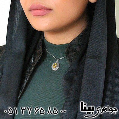 گردنبند سیترین زنانه مارکازیت هانگ _کد:8470