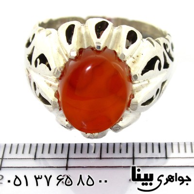 انگشتر عقیق یمنی مرغوب مردانه درشت فاخر _کد:1258