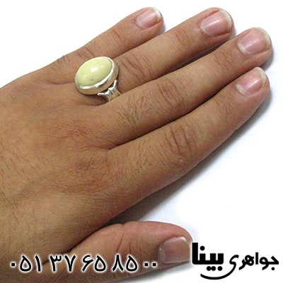 انگشتر گوهر شب چراغ مردانه درشت مدل دست و دلبر _کد:8530