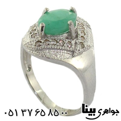 انگشتر زمرد تایلند زنانه رادیوم لوکس _کد:8532