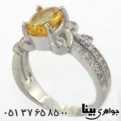 انگشتر سیترین زنانه رادیوم لوکس _کد:8555