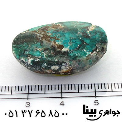 نگین انگشتر فیروزه نیشابوری درشت با نقوش زیبا _کد:8560
