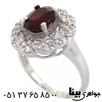 انگشتر یاقوت سرخ مرغوب زنانه رادیوم لوکس _کد:8572