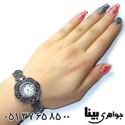 ساعت حدید زنانه طرح مارکازیت قلبی _کد:8595