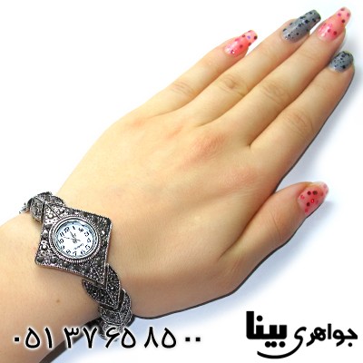 ساعت حدید زنانه طرح مارکازیت لوزی _کد:8598