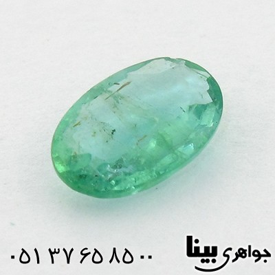 نگین انگشتر زمرد زامبیا زلال و شفاف _کد:8604