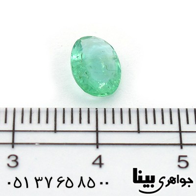 نگین انگشتر زمرد زامبیا زلال و شفاف _کد:8604