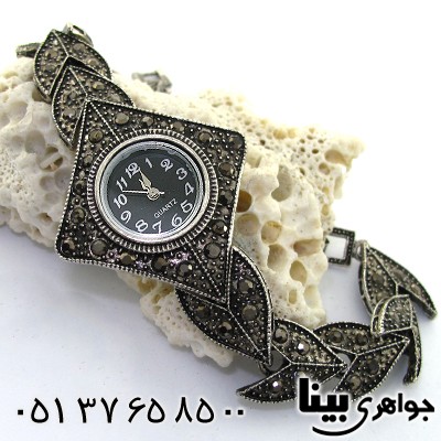 ساعت حدید زنانه طرح مارکازیتی مدل گل لاله _کد:8646