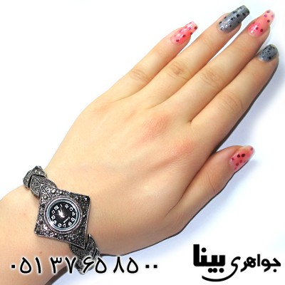 ساعت حدید زنانه طرح مارکازیتی مدل گل لاله _کد:8646