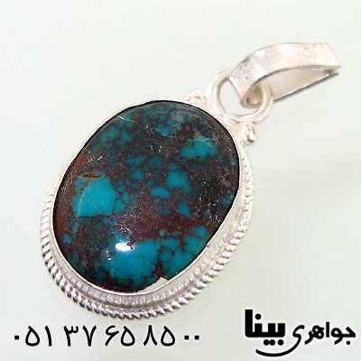 گردنبند فیروزه نیشابوری اصیل مناسب سنگ درمانی _کد:8655